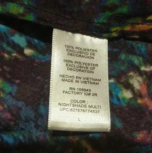 Derek Lam women's Large multicolor sleeveless halter top lightweight - Picture 6 of 6